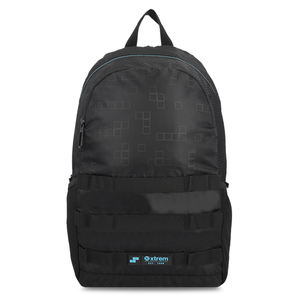 Mochila Escolar Xtrem Clinton Negro con Azul