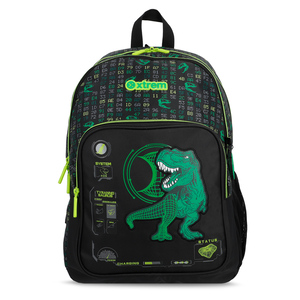 Mochila Escolar Xtrem Hopper Green Dino