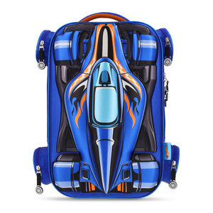 Mochila Escolar Yadatex Hot Wheels Azul 