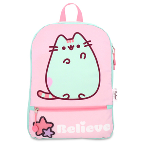 Mochila Escolar Yadatex Pusheen Azul con Rosa 