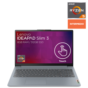 Laptop Lenovo 15ABR8 RYZEN 5 FHD 15.6 pulg. 512gb SSD 8gb RAM Gris