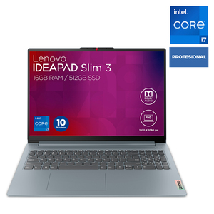 Laptop Lenovo IdeaPad Slim 3 15IRH8 Intel Core i7 FHD 15.6 pulg. 512gb SSD 16gb RAM Gris 