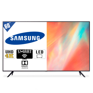 Pantalla Samsung AU7000 Smart TV 60 pulg. Crystal 4k UHD