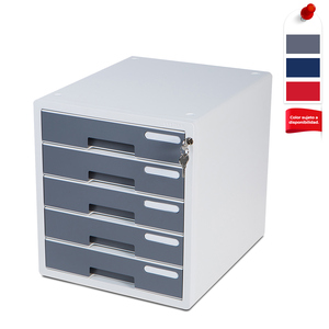 Organizador con Cerradura AG Box 5 cajones Colores