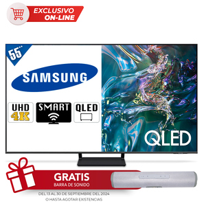 Pantalla Samsung Smart TV Q65D QLED 55 pulg. Ultra HD 4K 