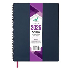 Agenda Semanal Carta 2026 Hazel Negro Agenda Semanal Carta 2026 Hazel Negro
