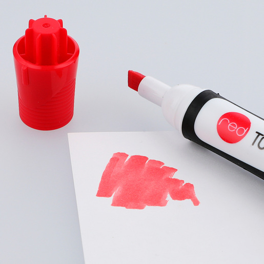 Marcadores para Pizarrón Blanco Red Top / Colores surtidos / 4 piezas