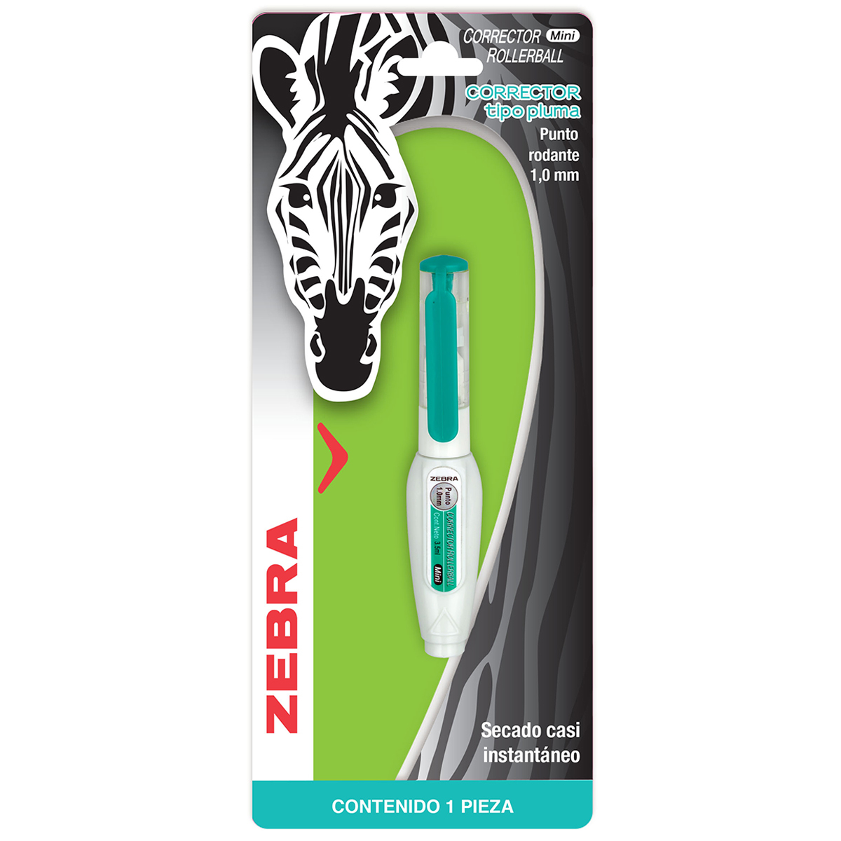 CORRECTOR LIQUIDO ZEBRA (PLUMA, 1 PZ.) | Office Depot Mexico