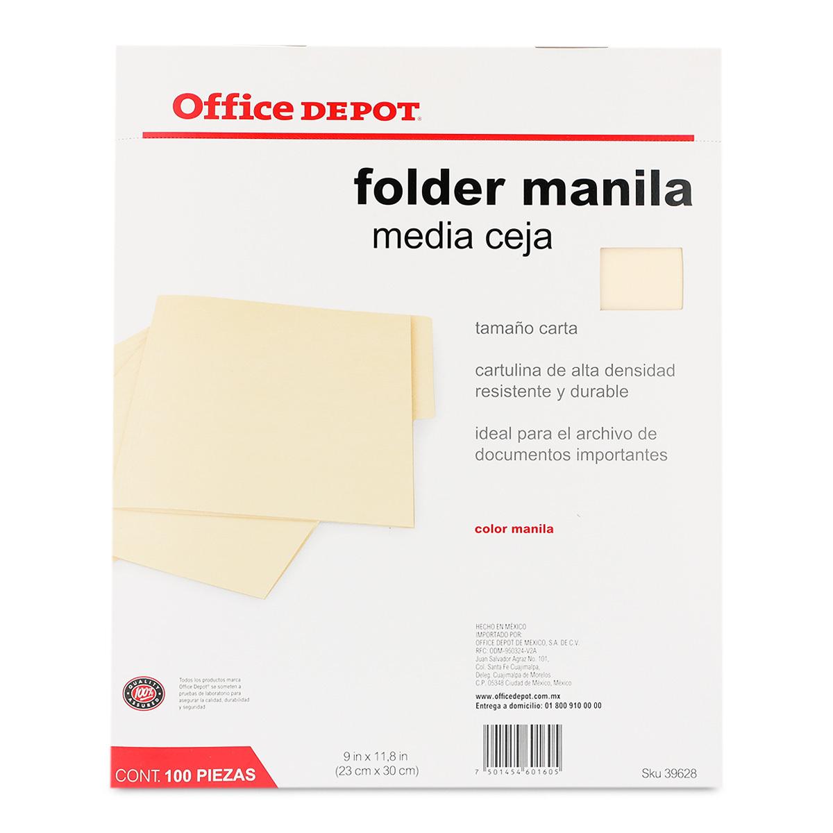 Actualizar 96+ imagen caja de folder tamaño carta office depot