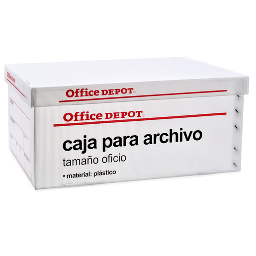 provocar avance equipo Caja para Archivo Oficio Office Depot Plástico Blanco | Office Depot Mexico