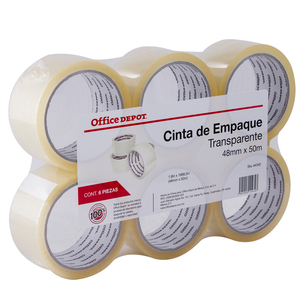 Cinta de Empaque 3M Scotch 301T Transparente 48 mm x 150 m 1 pieza