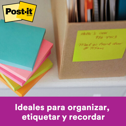 Juego de post-it, etiqueta post-it, 410 piezas, notas post-it