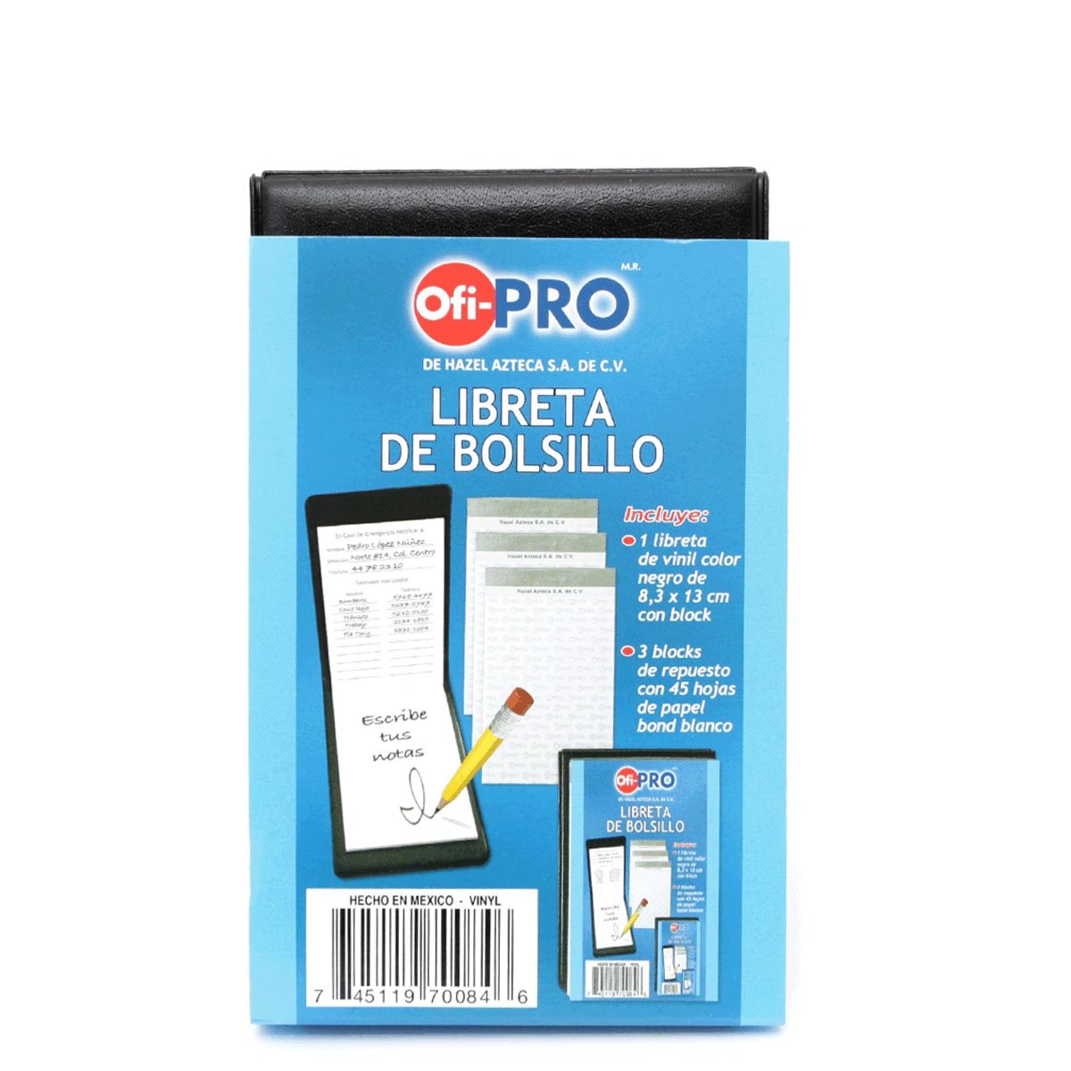 Libreta de Bolsillo Ofi-Pro Blanco 180 hojas | Office Depot Mexico