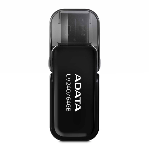 Memoria USB ADATA UV240 / 64gb / USB 2.0 / Negro
