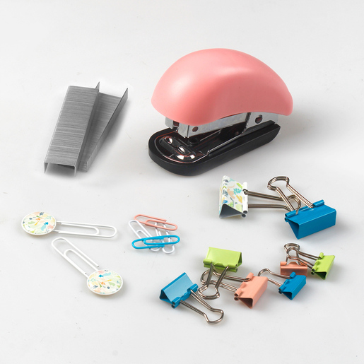 Set de Accesorios de Oficina Mini Office Depot Pastel 8 piezas