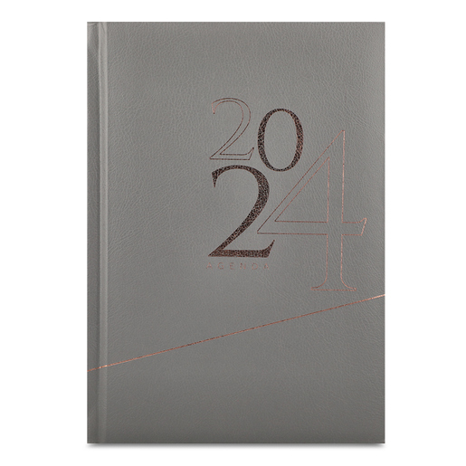 Agenda 2024 Cavalier Diaria Gris 