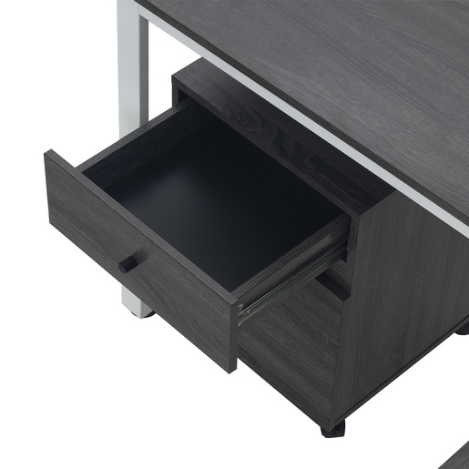 Gabinete con Ruedas Office Depot MU02023 -XJH30833B 2 cajones Gris