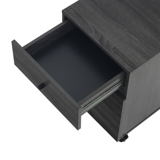 Gabinete con Ruedas Office Depot MU02023 -XJH30833B 2 cajones Gris