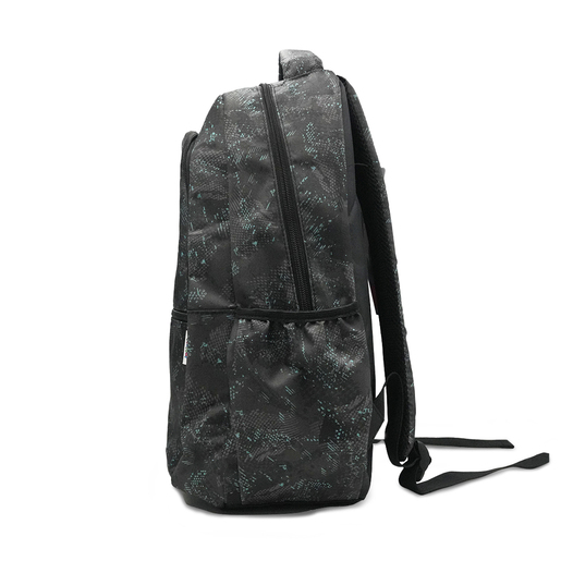 Mochila Escolar Ticher Dinosaurio Negro con Azul