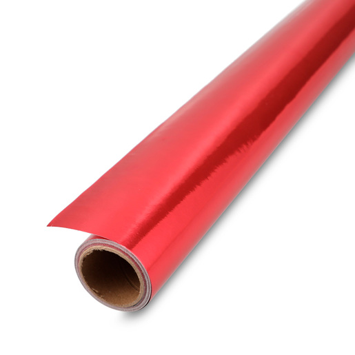 Rollo Papel Metalizado Euromac Rojo 60 cm x 5 m