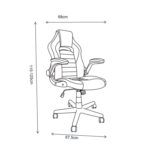 Silla Gamer Sky Chair CS-1754 Negro