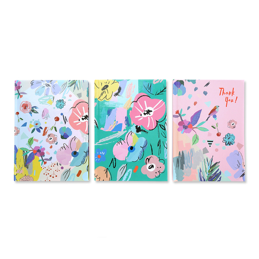 Cuadernos de Bolsillo Ticher Floral Raya 60 hojas