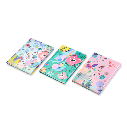 Cuadernos de Bolsillo Ticher Floral Raya 60 hojas