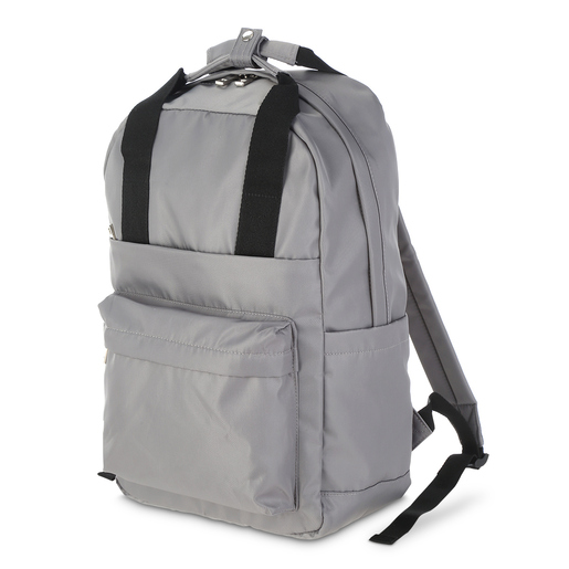 Mochila Escolar Ticher Take It Easy Gris Platinado