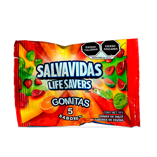 Gomitas Life Savers Salvavidas Sabores Surtidos 56 gr