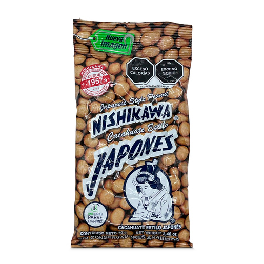 Cacahuate Japonés Nishikawa 70 gr