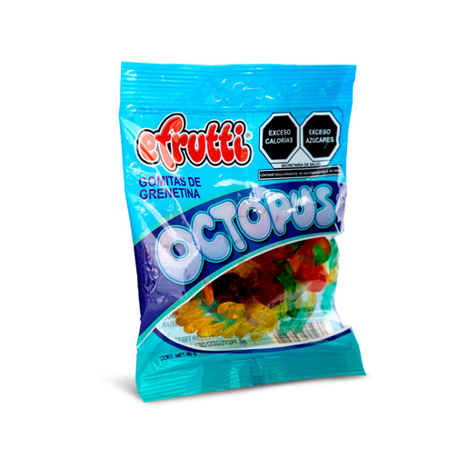 Gomitas Efrutti Pulpos Sabores Frutales 80 gr