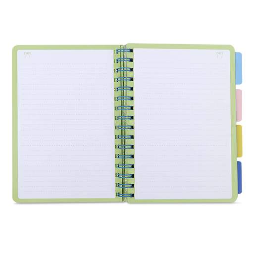 Cuaderno Esquela Ticher Familia Ajolote Colores 100 hojas