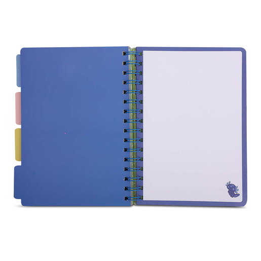 Cuaderno Esquela Ticher Familia Ajolote Colores 100 hojas