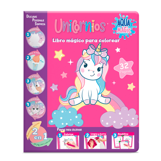 Libro Mágico Upak Mi Unicornio 32 páginas 