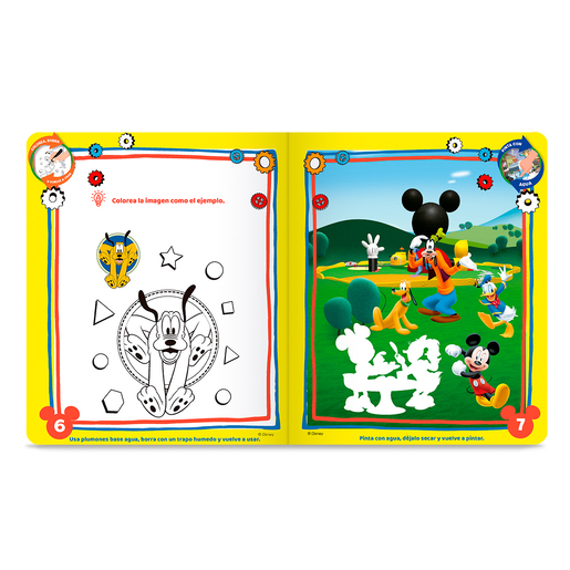 Libro Mágico Upak Mickey Aventura 32 páginas 