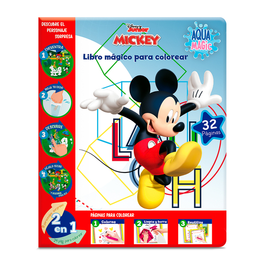 Libro Mágico Upak Mickey Aventura 32 páginas 