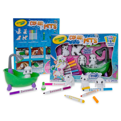 Color Pets con Bañera Crayola 12 piezas