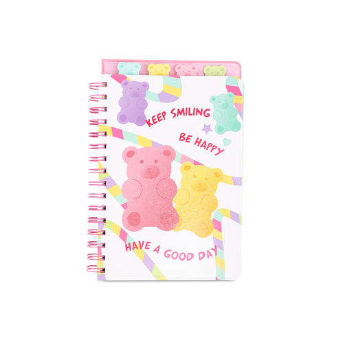 Cuaderno Esquela Ticher Familia Gummy Bear Raya 100 hojas