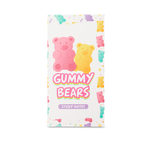 Set de Notas Adhesivas Ticher Familia Gummy Bear 6 blocks