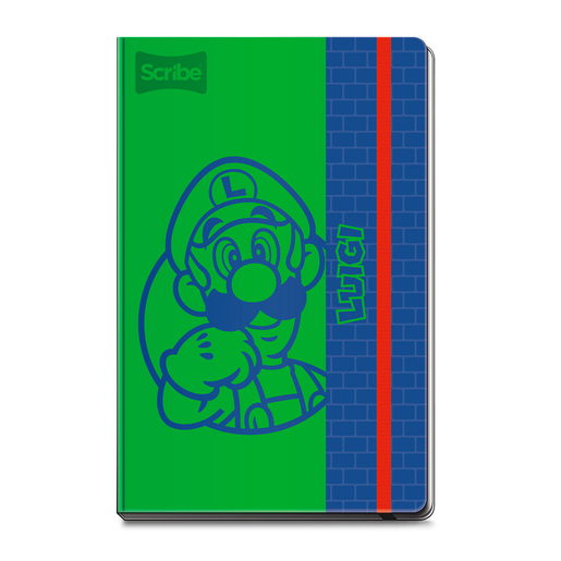 Cuaderno Forma Francesa Scribe Mario Bros Raya 100 hojas 