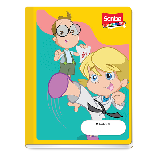 Cuaderno Profesional Scribe Cuadro Alemán Niños 80 hojas 