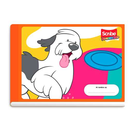 Cuaderno Profesional Scribe Blanco Perro con Pelota 80 hojas 