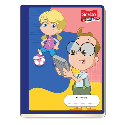 Cuaderno Profesional Scribe Blanco Niños 80 hojas 