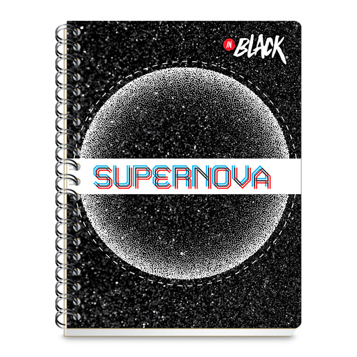 Cuaderno Profesional Scribe Súper Girl in Black Raya 150 hojas 