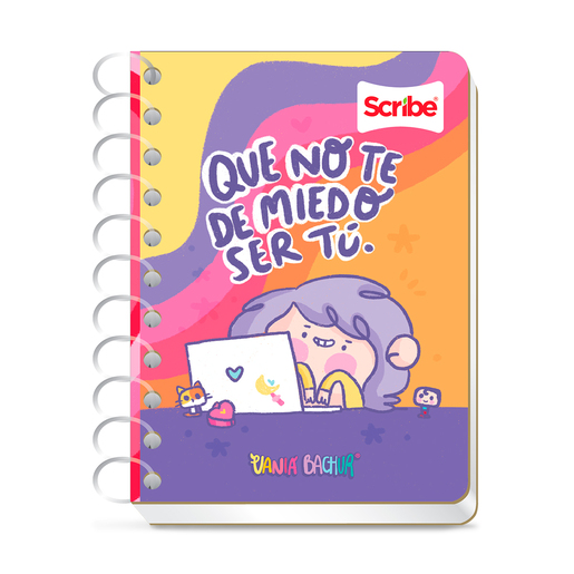 Cuaderno Profesional Scribe Raya Súper Girl 80 hojas 