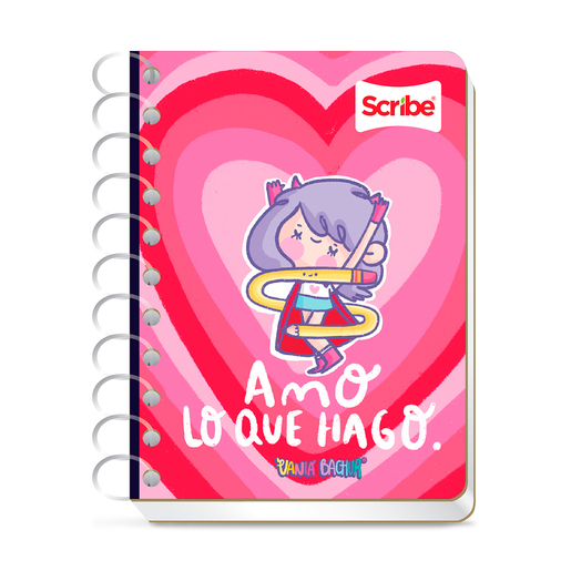 Cuaderno Profesional Scribe Raya Súper Girl 80 hojas 