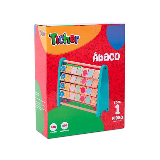 Abaco con Abecedario Ticher Multicolor