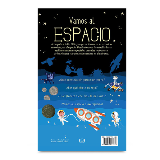 Libro Infantil Vamos al Espacio 25 páginas