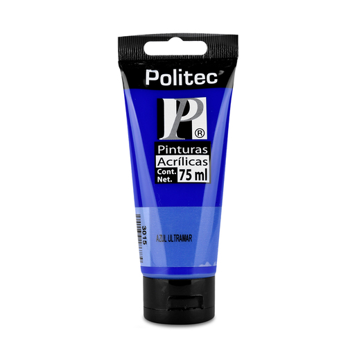 Pintura Acrílica Politec Azul Utramarino 75 ml