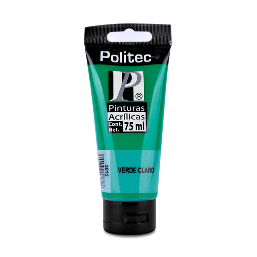 Pintura Acrílica Politec Verde Claro 75 ml